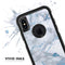 Marble & Digital Blue Frosted Foil V3 - Skin Kit for the iPhone OtterBox Cases