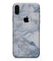 Marble & Digital Blue Frosted Foil V3 - iPhone XS MAX, XS/X, 8/8+, 7/7+, 5/5S/SE Skin-Kit (All iPhones Avaiable)