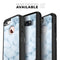 Marble & Digital Blue Frosted Foil V7 - Skin Kit for the iPhone OtterBox Cases
