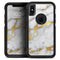 Marble & Digital Gold Foil V1 - Skin Kit for the iPhone OtterBox Cases