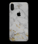 Marble & Digital Gold Foil V3 - iPhone XS MAX, XS/X, 8/8+, 7/7+, 5/5S/SE Skin-Kit (All iPhones Avaiable)