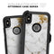Marble & Digital Gold Foil V6 - Skin Kit for the iPhone OtterBox Cases