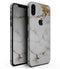 Marble & Digital Gold Foil V6 - iPhone XS MAX, XS/X, 8/8+, 7/7+, 5/5S/SE Skin-Kit (All iPhones Avaiable)