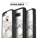 Marble & Digital Gold Foil V8 - Skin Kit for the iPhone OtterBox Cases