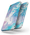 Marbleized Blue Paradise V45 - Skin-kit for the iPhone 8 or 8 Plus