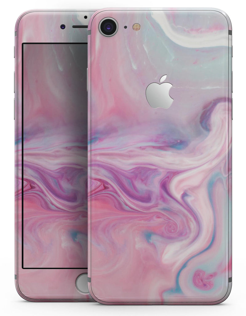 Marbleized Color Paradise V2 - Skin-kit for the iPhone 8 or 8 Plus