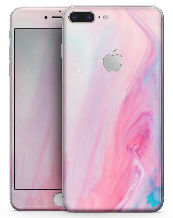 Marbleized Colored Paradise V3 - Skin-kit for the iPhone 8 or 8 Plus