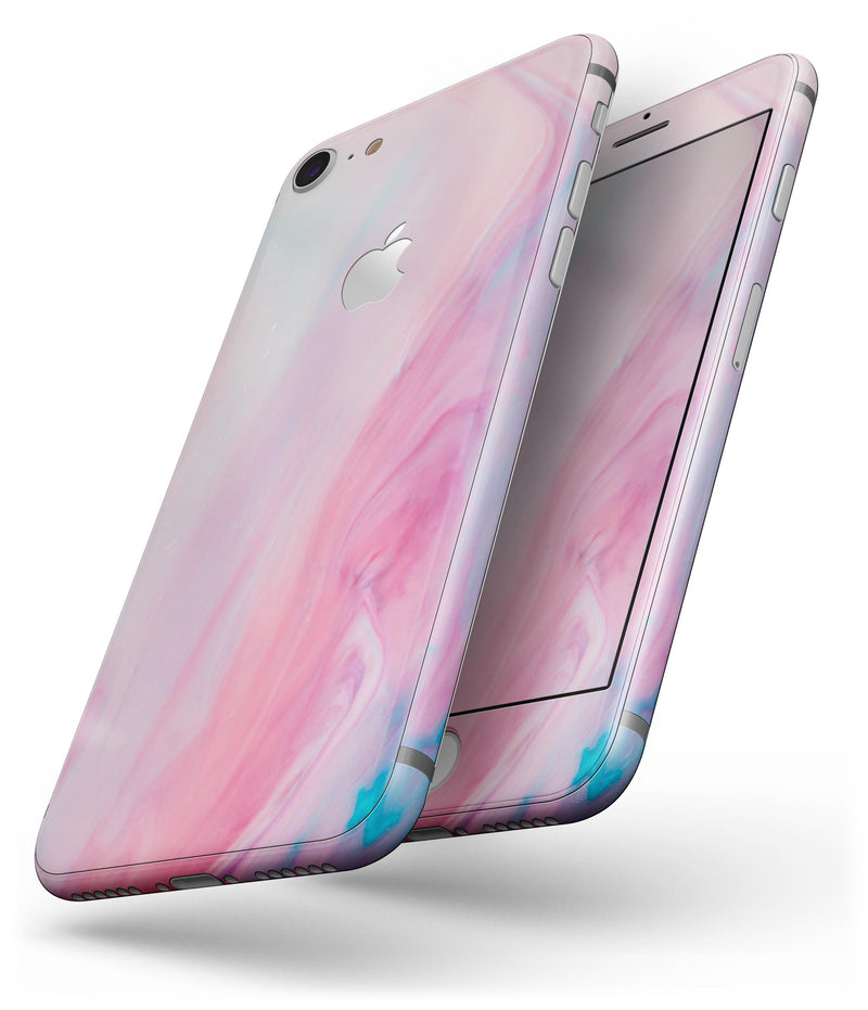 Marbleized Colored Paradise V3 - Skin-kit for the iPhone 8 or 8 Plus