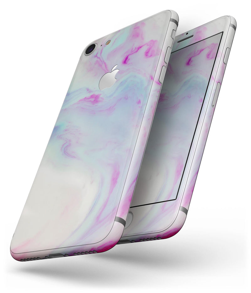 Marbleized Paradise V072 - Skin-kit for the iPhone 8 or 8 Plus
