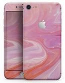 Marbleized Pink Paradise V2 - Skin-kit for the iPhone 8 or 8 Plus