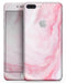 Marbleized Pink Paradise V4 - Skin-kit for the iPhone 8 or 8 Plus