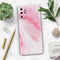 Marbleized Pink Paradise V6 - Full Body Skin Decal Wrap Kit for Samsung Galaxy Phones