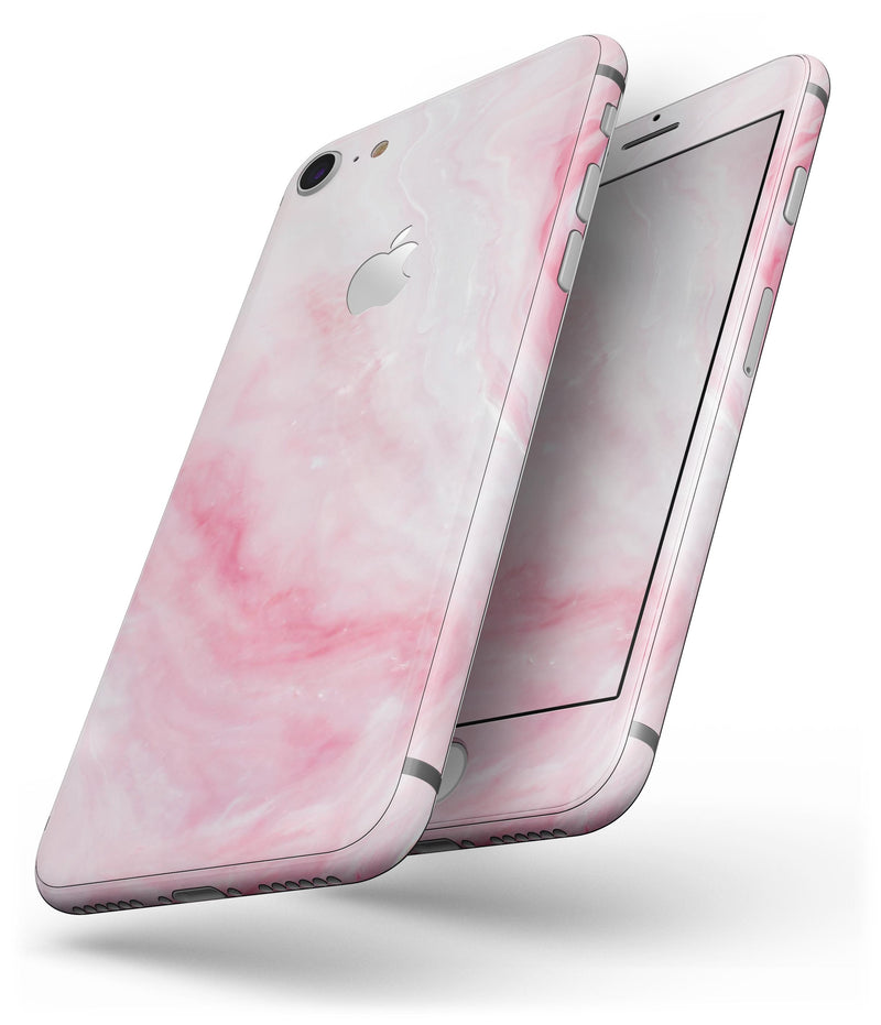 Marbleized Pink Paradise V6 - Skin-kit for the iPhone 8 or 8 Plus