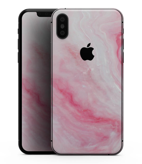 Marbleized Pink Paradise V6 - iPhone XS MAX, XS/X, 8/8+, 7/7+, 5/5S/SE Skin-Kit (All iPhones Avaiable)