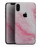 Marbleized Pink Paradise V6 - iPhone XS MAX, XS/X, 8/8+, 7/7+, 5/5S/SE Skin-Kit (All iPhones Avaiable)