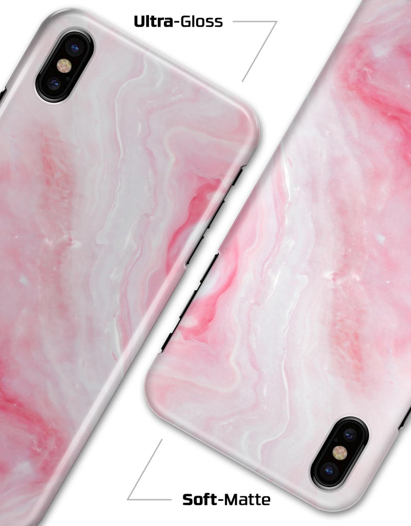 Marbleized Pink Paradise V6 - iPhone X Clipit Case