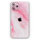 Marbleized Pink Paradise V6 - Skin-Kit compatible with the Apple iPhone 12, 12 Pro Max, 12 Mini, 11 Pro or 11 Pro Max (All iPhones Available)