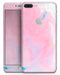 Marbleized Pink Paradise V7 - Skin-kit for the iPhone 8 or 8 Plus