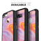 Marbleized Pink and Purple Paradise V2 - Skin Kit for the iPhone OtterBox Cases