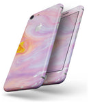 Marbleized Pink and Purple Paradise V2 - Skin-kit for the iPhone 8 or 8 Plus