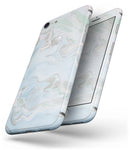 Marbleized Swirling Blue v2 - Skin-kit for the iPhone 8 or 8 Plus