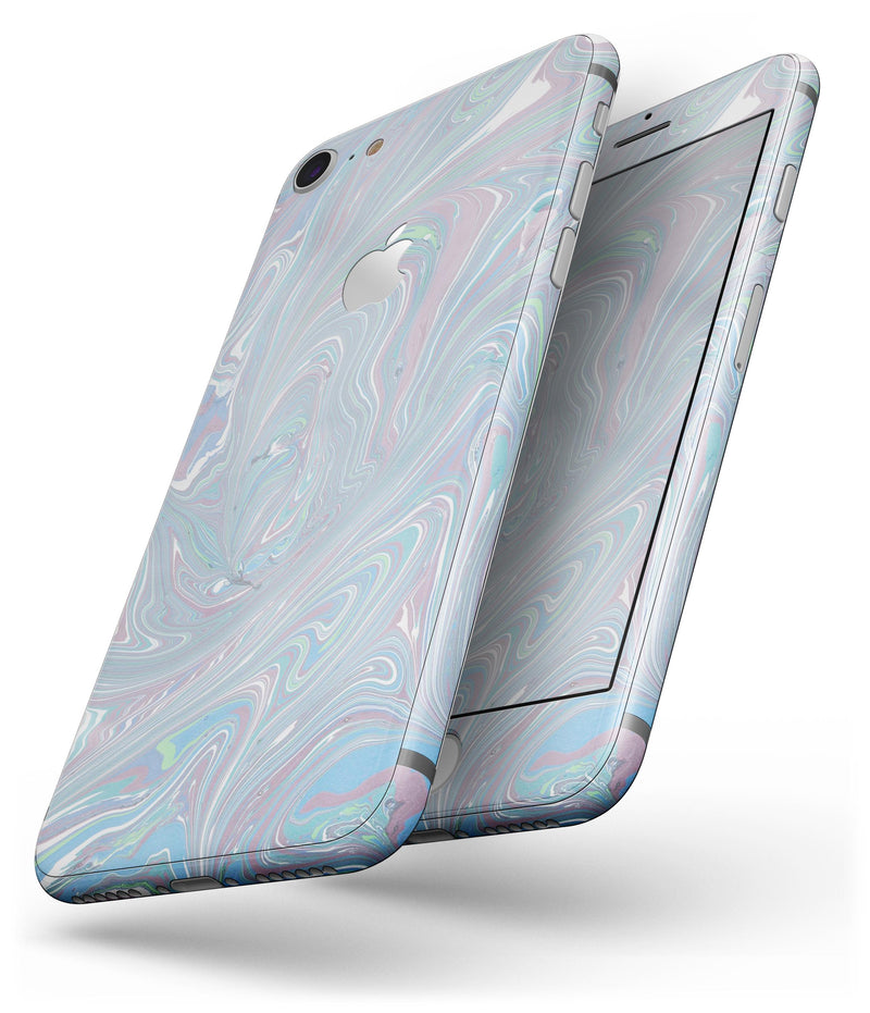Marbleized Swirling Color Passion - Skin-kit for the iPhone 8 or 8 Plus