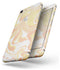 Marbleized Swirling Coral Gold - Skin-kit for the iPhone 8 or 8 Plus