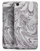 Marbleized Swirling Dark Purple - Skin-kit for the iPhone 8 or 8 Plus