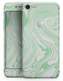 Marbleized Swirling Green - Skin-kit for the iPhone 8 or 8 Plus