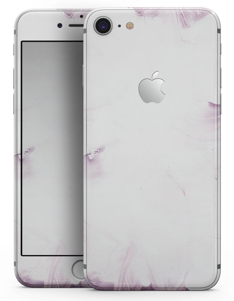 Marbleized Swirling Pink Border v5 - Skin-kit for the iPhone 8 or 8 Plus