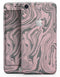 Marbleized Swirling Pink and Gray v3 - Skin-kit for the iPhone 8 or 8 Plus