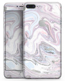Marbleized Swirling Soft Purple - Skin-kit for the iPhone 8 or 8 Plus