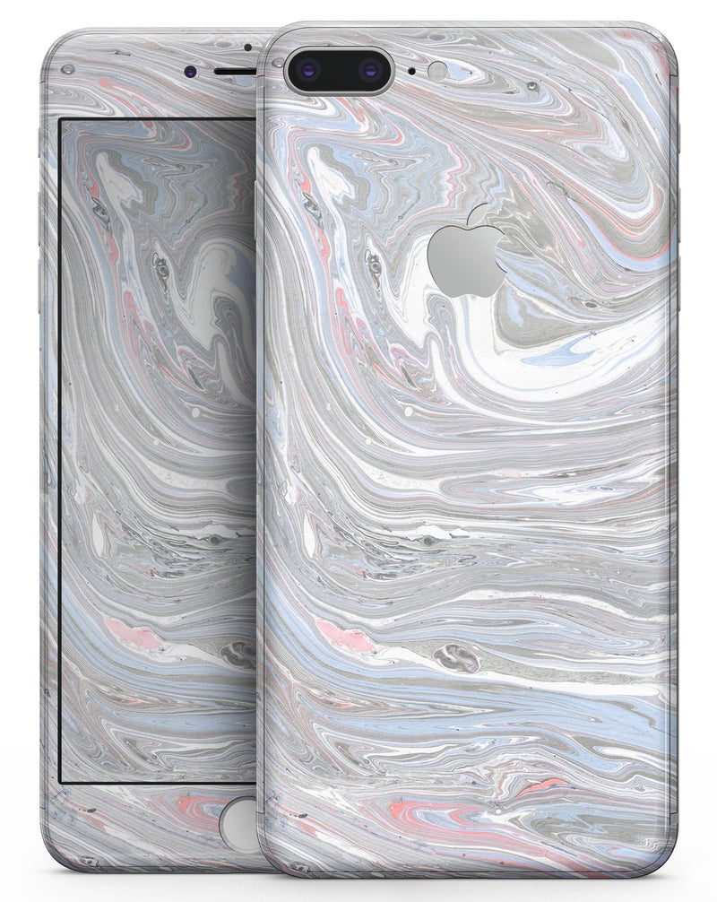 Marbleized Swirling v3 - Skin-kit for the iPhone 8 or 8 Plus