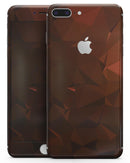 Maroon Abstract Gemotric Shapes - Skin-kit for the iPhone 8 or 8 Plus