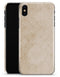 Micro Faded Tan Damask Pattern - iPhone X Clipit Case