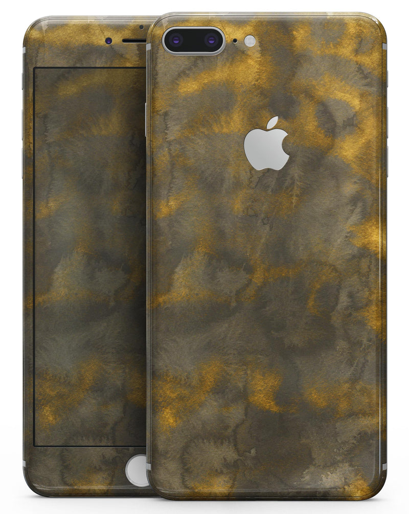 Micro Golden Catipillar Fur V1 - Skin-kit for the iPhone 8 or 8 Plus