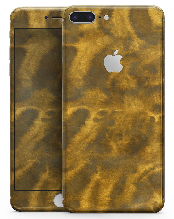Micro Golden Catipillar Fur V2 - Skin-kit for the iPhone 8 or 8 Plus