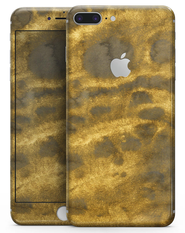 Micro Golden Caverns V1 - Skin-kit for the iPhone 8 or 8 Plus