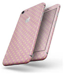 Micro Golden Diamonds Over Pink - Skin-kit for the iPhone 8 or 8 Plus