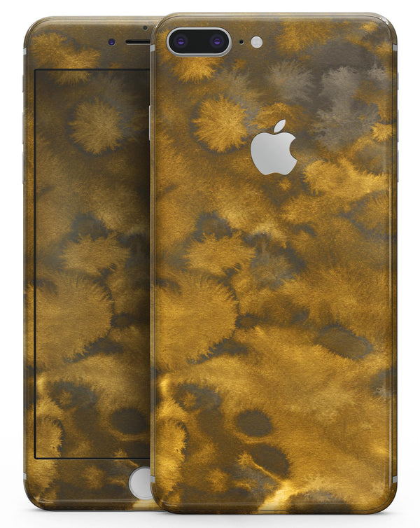 Micro Golden Fibers V1 - Skin-kit for the iPhone 8 or 8 Plus