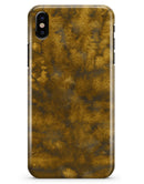 Micro Golden Watercolor Fibers V1 - iPhone X Clipit Case