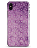 Micro Squares of Violet Grunge - iPhone X Clipit Case