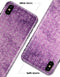 Micro Squares of Violet Grunge - iPhone X Clipit Case