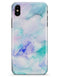 Mint 9 Absorbed Watercolor Texture - iPhone X Clipit Case