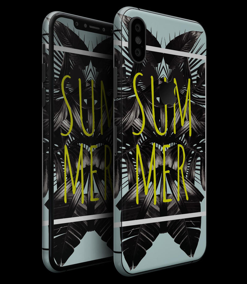 Mint Summer Time - iPhone XS MAX, XS/X, 8/8+, 7/7+, 5/5S/SE Skin-Kit (All iPhones Avaiable)
