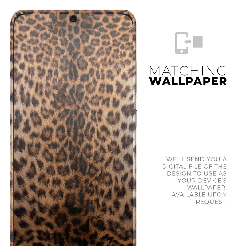 Mirrored Leopard Hide - Full Body Skin Decal Wrap Kit for Samsung Galaxy Phones