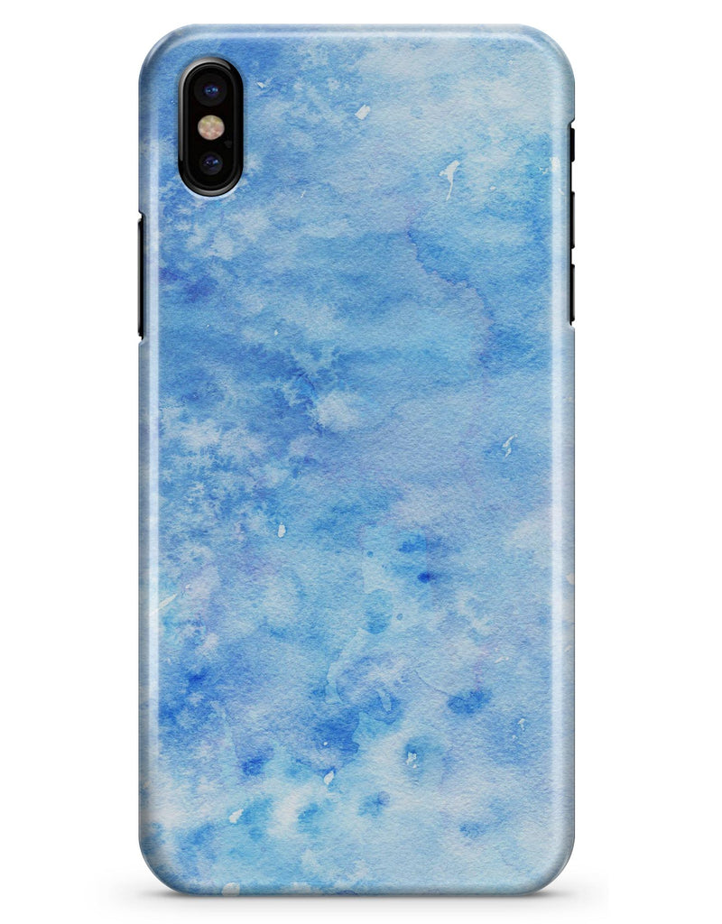 Mixed Blue Absorbed Watercolor Texture - iPhone X Clipit Case