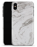 Mixtured BW v2 Textured Marble - iPhone X Clipit Case