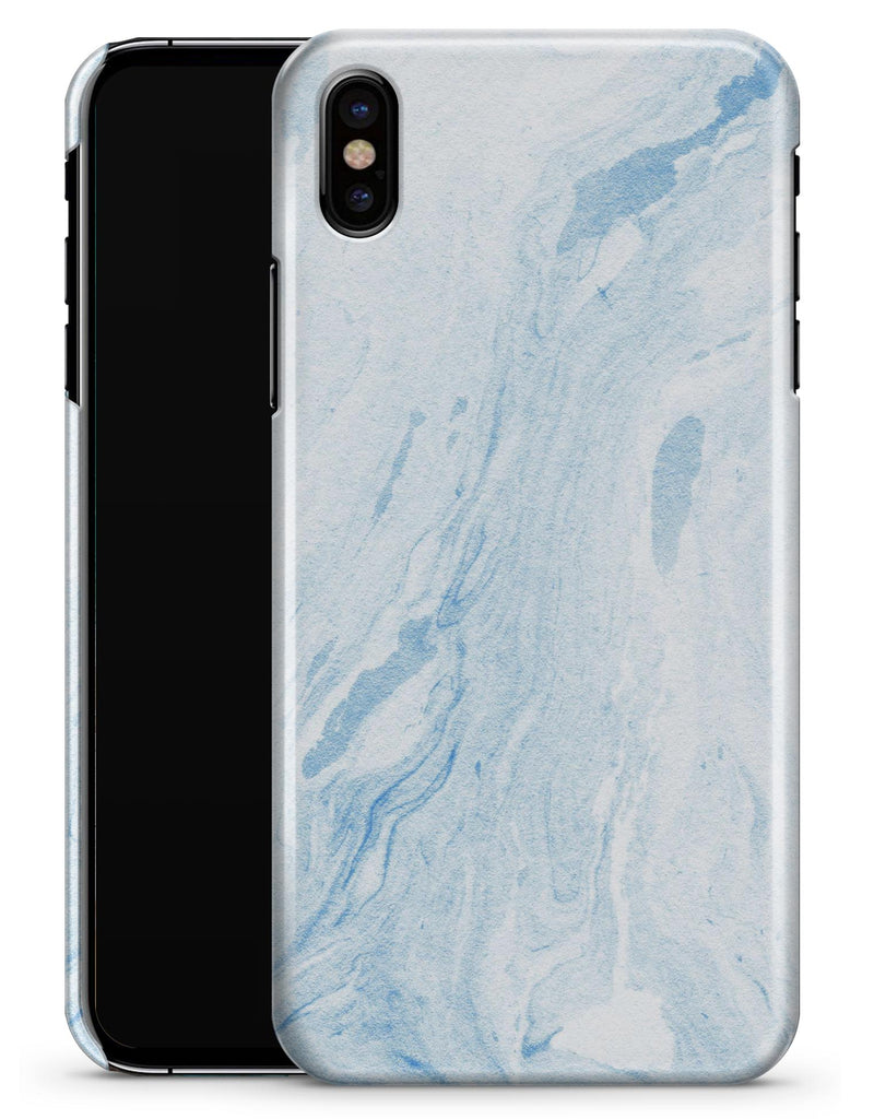 Mixtured Blue 60 Textured Marble - iPhone X Clipit Case