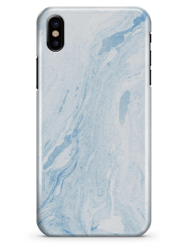 Mixtured Blue 60 Textured Marble - iPhone X Clipit Case